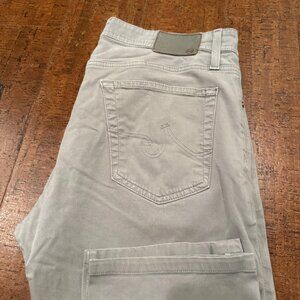 AG Adriano Goldschmied Men’s 34x26 The Everett Gray Straight Leg Pants